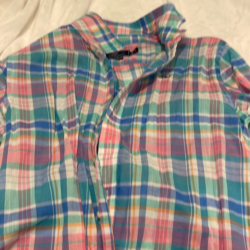 Kids size large -16 100 percent cotton whale shirt!